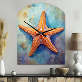 Spinny Starfish II - Asymmetric Metal Wall Clock