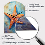 Spinny Starfish II - Asymmetric Metal Wall Clock