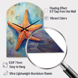 Spinny Starfish II - Asymmetric Metal Wall Clock