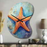 Spinny Starfish II - Asymmetric Metal Wall Clock