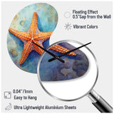 Spinny Starfish II - Asymmetric Metal Wall Clock