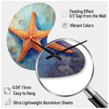 Spinny Starfish II - Asymmetric Metal Wall Clock