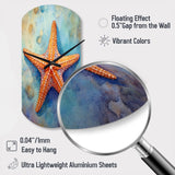 Spinny Starfish II - Asymmetric Metal Wall Clock