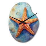 Spinny Starfish II - Asymmetric Metal Wall Clock