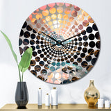 Fiery Mountain Skies I - Landscapes Metal Wall Clock
