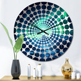 Northern Lights II - Landscapes Metal Wall Clock