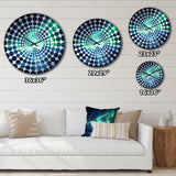 Northern Lights II - Landscapes Metal Wall Clock