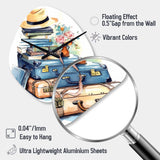 Travel Adventure I - Asymmetric Metal Wall Clock