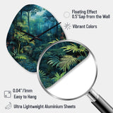 Jungle Expedition - Asymmetric Metal Wall Clock