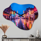 Tennessee Musical Spirit Of Nashvilles - Asymmetric Metal Wall Clock