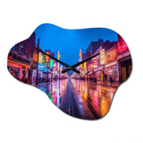 Tennessee Musical Spirit Of Nashvilles - Asymmetric Metal Wall Clock