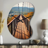 Gatlinburg Skybridge Tennessee - Asymmetric Metal Wall Clock