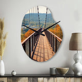 Gatlinburg Skybridge Tennessee - Asymmetric Metal Wall Clock