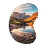 Texas Big Bend National Park - Asymmetric Metal Wall Clock