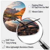 Texas Big Bend National Park - Asymmetric Metal Wall Clock