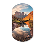 Texas Big Bend National Park - Asymmetric Metal Wall Clock