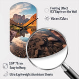Texas Big Bend National Park - Asymmetric Metal Wall Clock