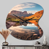Texas Big Bend National Park - Asymmetric Metal Wall Clock