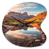 Texas Big Bend National Park - Asymmetric Metal Wall Clock