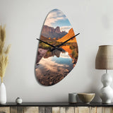 Texas Big Bend National Park - Asymmetric Metal Wall Clock
