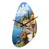 La Dolce Italian Beachside II - Asymmetric Metal Wall Clock
