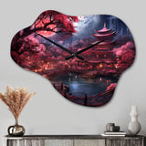 Japan Land Of The Samurai III - Asymmetric Metal Wall Clock