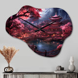 Japan Land Of The Samurai III - Asymmetric Metal Wall Clock