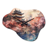 Japan Landscape Of The Rising Sun V - Asymmetric Metal Wall Clock