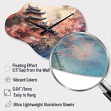 Japan Landscape Of The Rising Sun V - Asymmetric Metal Wall Clock