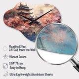 Japan Landscape Of The Rising Sun V - Asymmetric Metal Wall Clock