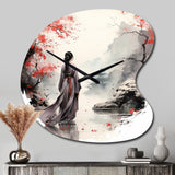 Japan Land Of The Samurai VI - Asymmetric Metal Wall Clock