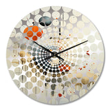 Minimalism Astrology Muted Art - Spiritual Metal Wall Clock