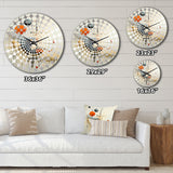 Minimalism Astrology Muted Art - Spiritual Metal Wall Clock