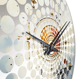 Minimalism Astrology Muted Art II - Spiritual Metal Wall Clock