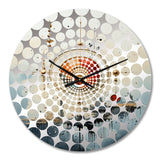 Minimalism Astrology Muted Art II - Spiritual Metal Wall Clock