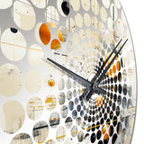 Minimalism Astrology Muted Art III - Spiritual Metal Wall Clock