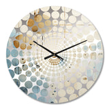 Minimalism Astrology Grunge Collage II - Spiritual Metal Wall Clock
