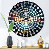 Starry Zodiac Starlit Night - Spiritual Metal Wall Clock