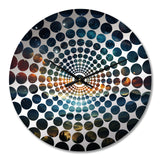 Starry Zodiac Starlit Night - Spiritual Metal Wall Clock