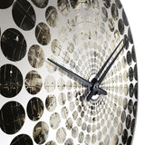 Minimalism Astrology Black And White - Spiritual Metal Wall Clock