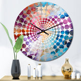 Aurora Borealis Liquid Charm Beauty III - Landscapes Metal Wall Clock