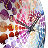 Aurora Borealis Liquid Charm Beauty III - Landscapes Metal Wall Clock