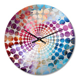 Aurora Borealis Liquid Charm Beauty III - Landscapes Metal Wall Clock