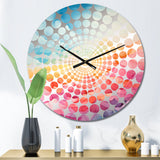 Aurora Borealis Minimalism Charm - Landscapes Metal Wall Clock