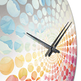 Aurora Borealis Minimalism Charm - Landscapes Metal Wall Clock