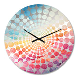 Aurora Borealis Minimalism Charm - Landscapes Metal Wall Clock