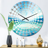 Pastel Aurora Borealis Scenery I - Landscapes Metal Wall Clock