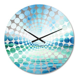 Pastel Aurora Borealis Scenery I - Landscapes Metal Wall Clock
