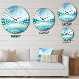 Pastel Aurora Borealis Scenery I - Landscapes Metal Wall Clock