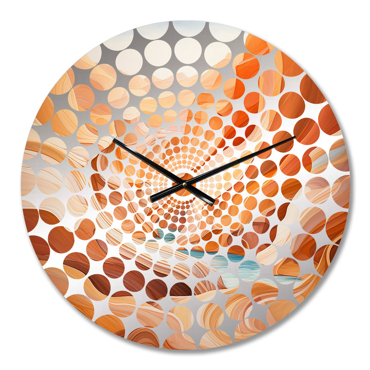 Canyon Antelope Liquid Art IV - Landscapes Metal Wall Clock